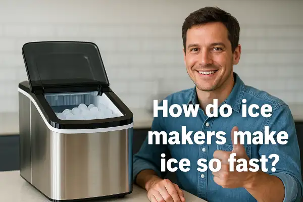 How do ice makers make ice so fast? 1 How do ice makers make ice so fast